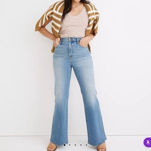 Madewell High Rise Flare Jean